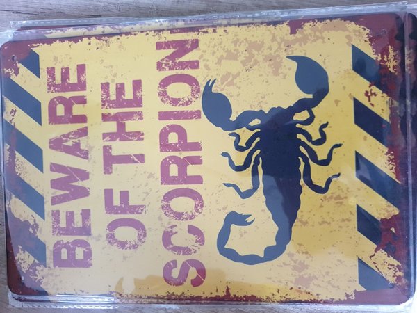 Beware of the scorpion bord