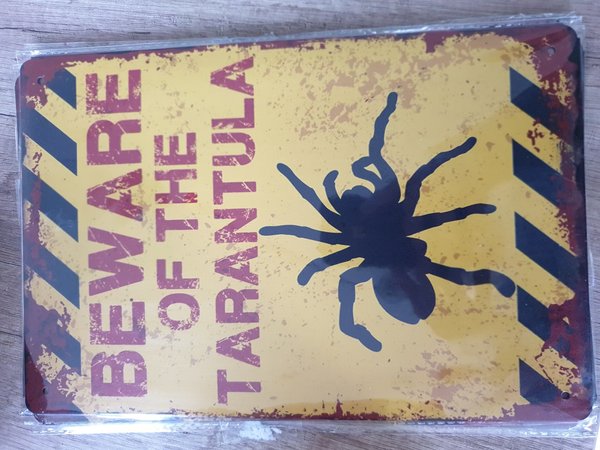 Beware of the tarantula bord